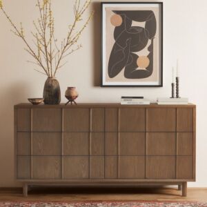 طاولة بوفيه اريا - بني