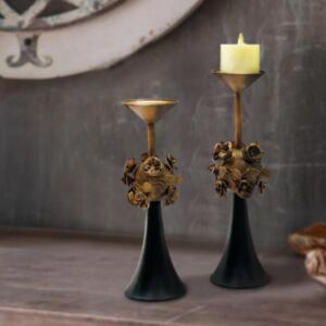 شمعدان حديد انتيك صغير