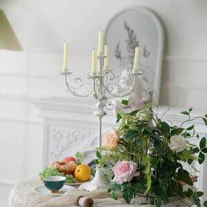 شمعدان حديد فلوريدا - ابيض عتيق