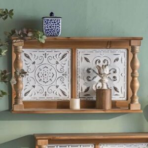 رف جداري خشب روبن