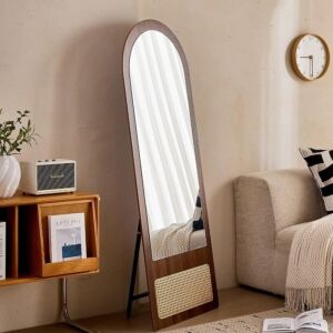 مرآة ارضية طويلة 160 سم لوغانو - بني