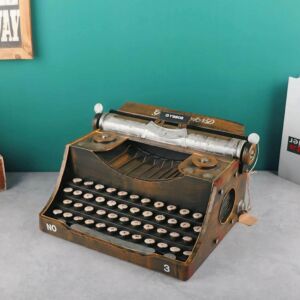 تحفة الة كاتبة حديد انتيكا 20 سم