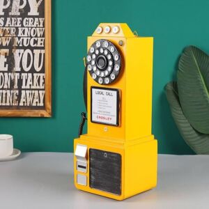  تحفة تلفون عمومي اصفر انتيكا