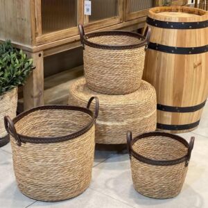 طقم سلال خوص بوهيمي 3 قطع ماريا