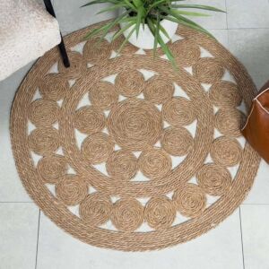 سجادة بوهيمي مدور روشين