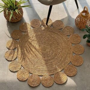 مفرش بوهيمي دائري رينو - 100 سم