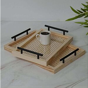 طقم صواني قطعتين واتيكس