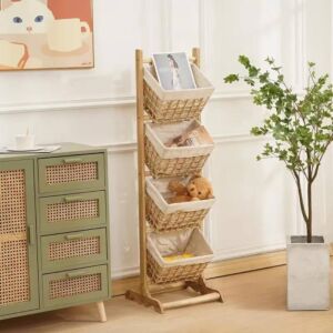 ستاند خشب سلال خوص 125 سم جاردو