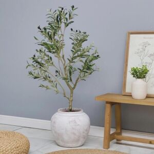 شجرة زيتون صناعية 120 سم مورو - اخضر واسود