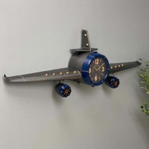 ساعة جدارية فينتا شكل طيارة