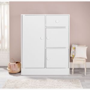 كابينة للأطفال بدرج و3 أبواب من فانيلا كودي