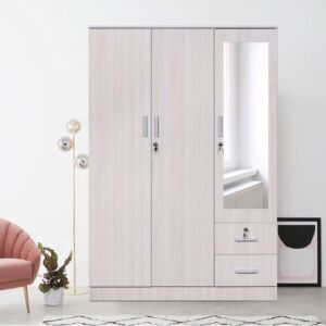 خزانة ملابس 3 أبواب بدرجين - بيلا