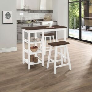 طقم طاولة طعام مرتفع مقعدين من تريجر جان