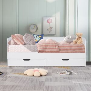 سرير مفرد بدرجين من فانيلا