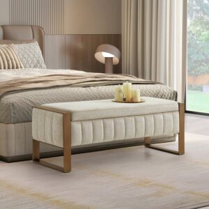 مقعد بنش سوفي بمساحة تخزين من أفالون