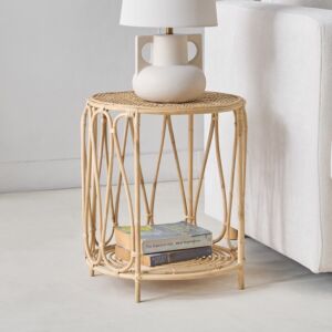 طاولة جانبية روطان طبيعي من بوهو بليس