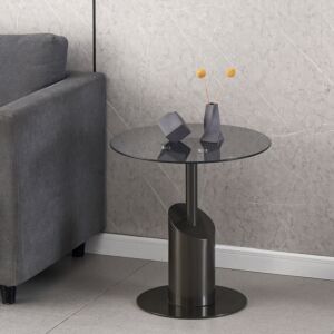 طاولة جانبية بسطح زجاج من فيدريك