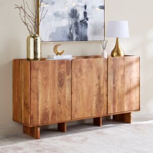 خزانة جانبية 3 أبواب بسطح رخام من سيول