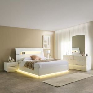 طقم غرفة نوم كينج بدون دولاب 4 قطع من ديكسون - 180x200 سم