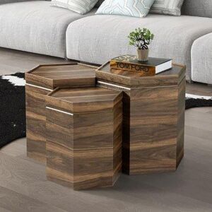 طقم طاولات متداخلة 3 قطع كيتون