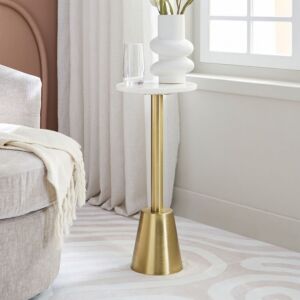 طاولة جانبية بسطح رخام جوي