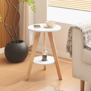 طاولة جانبية مع رف من موڤو إلجا