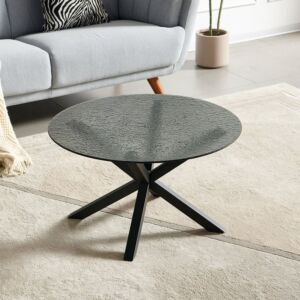 طاولة قهوة زجاج بارزة الملمس من ويفر