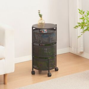 عربة تخزين ترولي 3 طوابق مستديرة موڤو هاڤانا