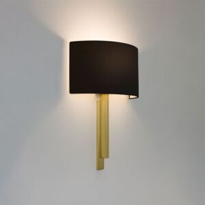 اضاءة جدارية لارينا مربع - اسود وذهبي