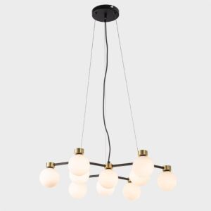 انارة معلقة ماجيك دائري أسود وذهبي دائري 10 كرات