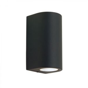 اضاءة جدارية خارجية اب داون - اسود