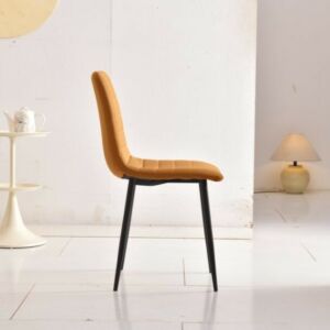 كرسي طاولة طعام لوركا - برتقالي فاتح