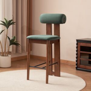 كرسي مرتفع هيبو - اخضر وبني