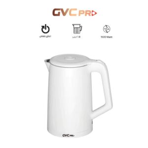 غلاية جي في سي برو بلاستيك ابيض