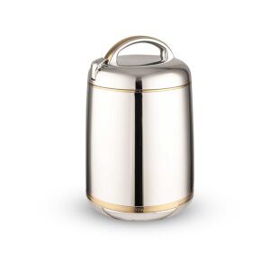 حافظة طعام غولدن فاير تايوان لون فضي وذهبي - سعة 3لتر
