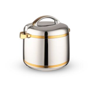 حافظة طعام غولدن فاير تايوان لون فضي وذهبي - سعة 5لتر