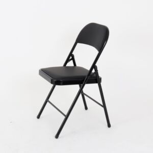 كرسي مفرد قابل للطي اريا - اسود