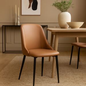 كرسي طعام مانتي - بني