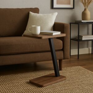 طاولة جانبية ميلان - بني واسود