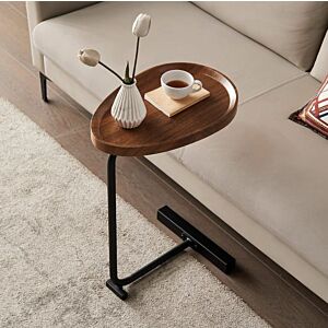 طاولة جانبية سيرال - بني