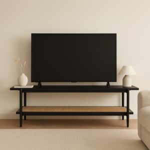 طاولة تلفزيون فورج 160 سم - أسود