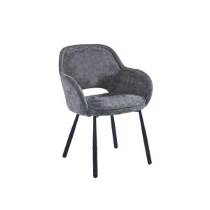 كرسي طعام انازا - رمادي