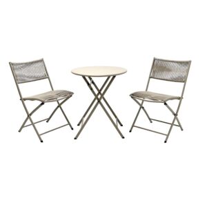 طقم جلسة خارجية 3 قطع شيتو - بني