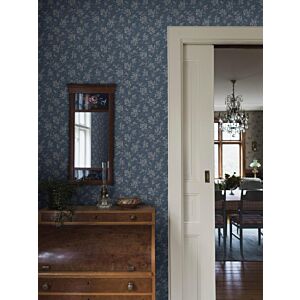 ورق جدران منقوش ميروتي - ازرق داكن