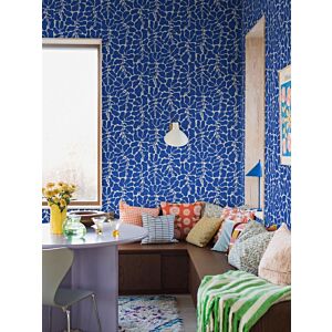 ورق جدارن منقوش ميورس - ازرق