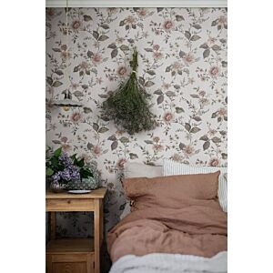 ورق جدران حديقة كوخ - متعدد الالوان وابيض