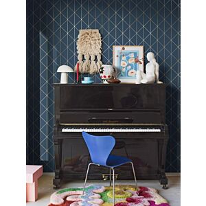 ورق جدران رابر - ازرق