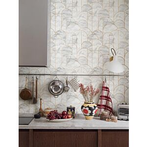 ورق جدران سيمونز - ابيض