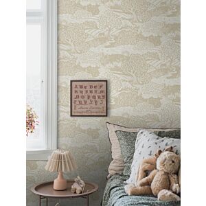 ورق جدران نورديك فولك - اصفر