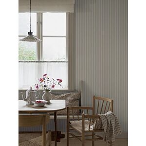 ورق جدران مقلم روستي - بيج